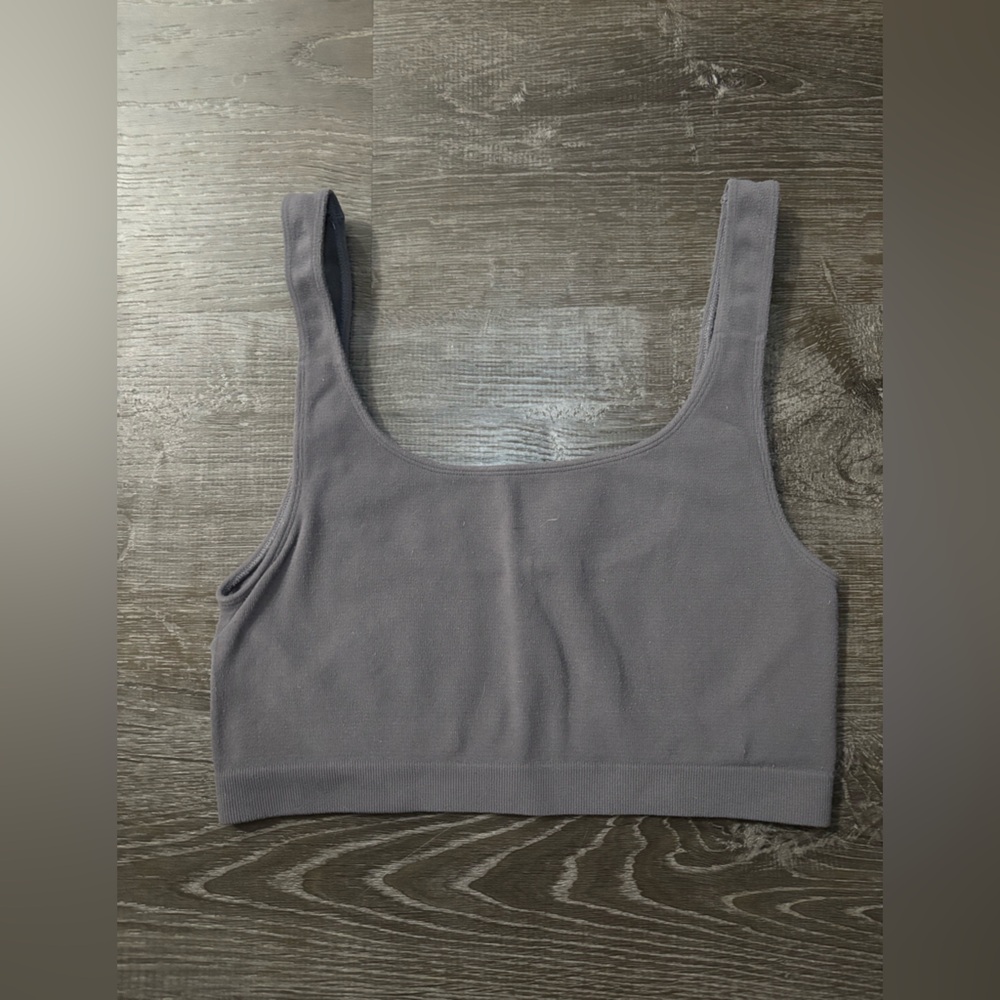 Together Charcoal Ribbed Top